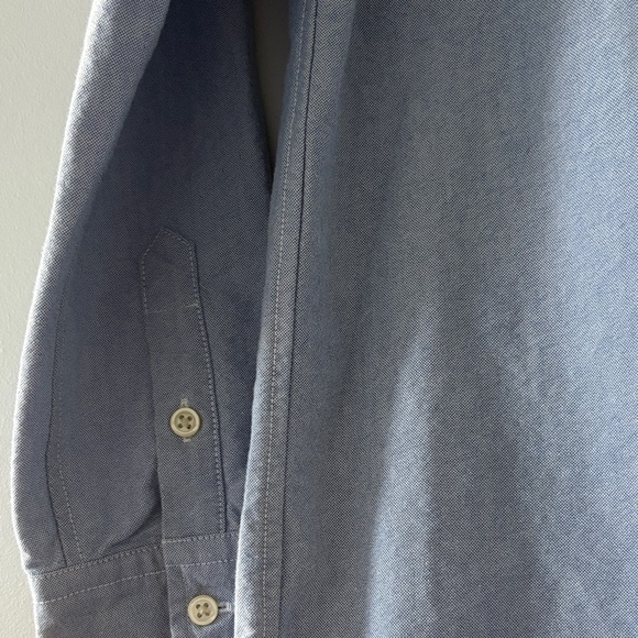 Ralph Lauren Kids Sky Blue Button-Down Shirt with collar and long sleeves NWOT - Picture 5 of 9